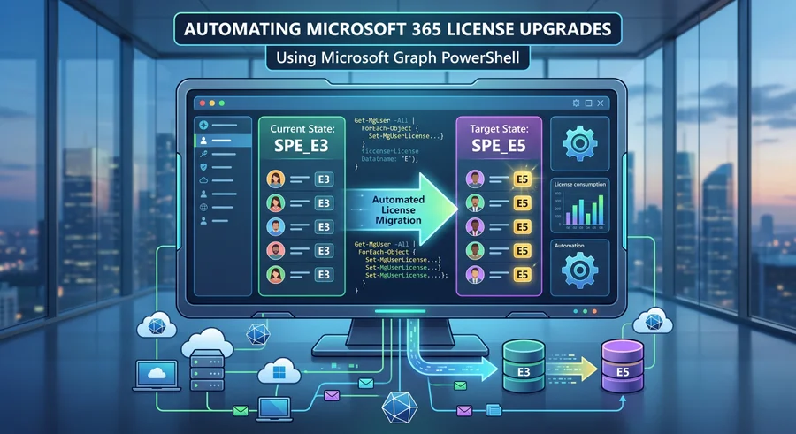 Microsoft Graph API ile M365 Lisanslarını Toplu Değiştirme